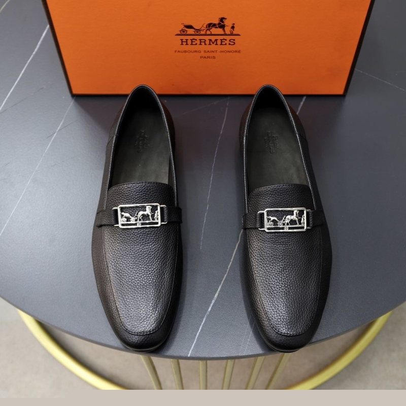 H**mes leather shoes
